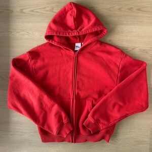 KHY Red Zip Up Jacket Small